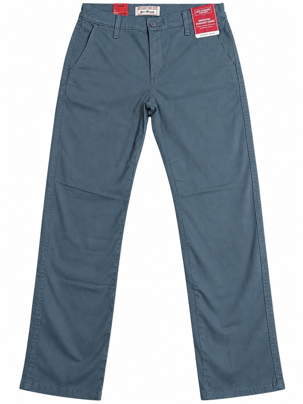 Lee Men's Straight-Leg Chinos in Slate Blue Size 30/30